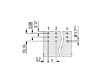 WAGO Platinenstecker Stift 1p lgr 3re 832-3644 10,16mm zinn Löt 1,5mm