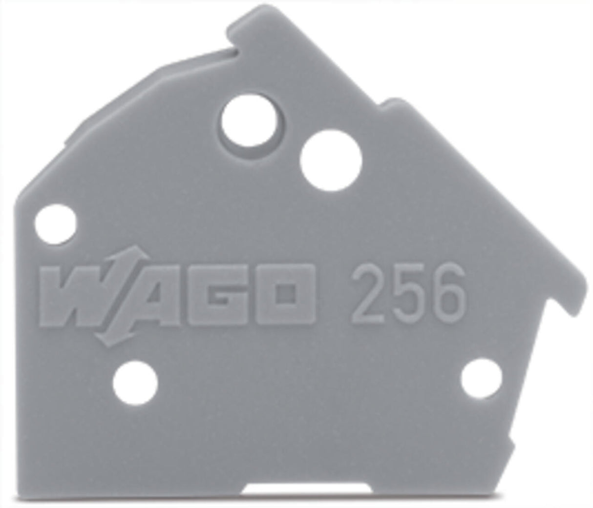 WAGO Abschlussplatte rastb hgn Serie 256 256-700