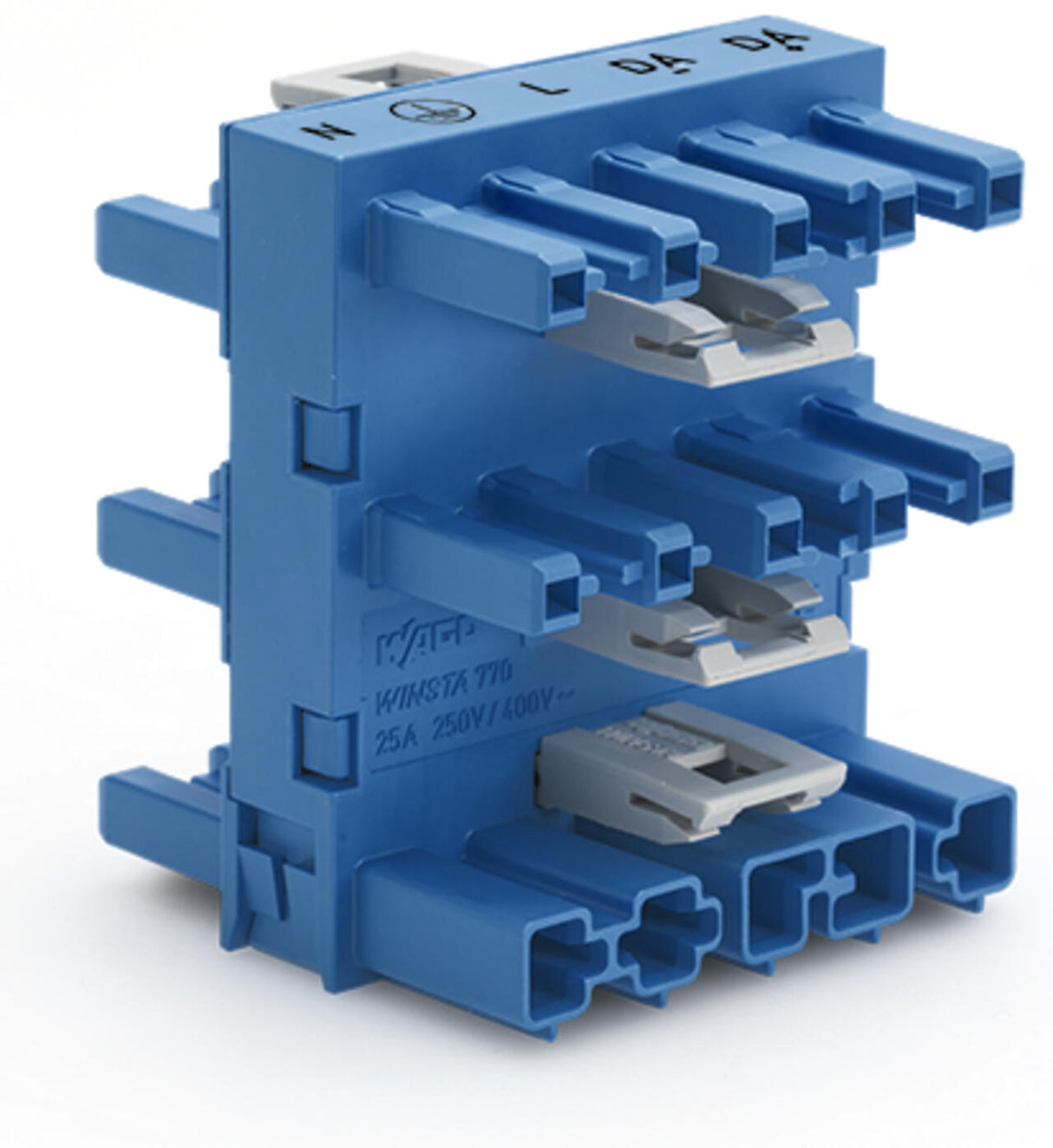 WAGO Verteilerblock PA 1Eing 5p 5Ausg 770-1947 400V 25A IP20