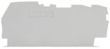 WAGO Abschl/Zwischenplatte gr 2102-1391
