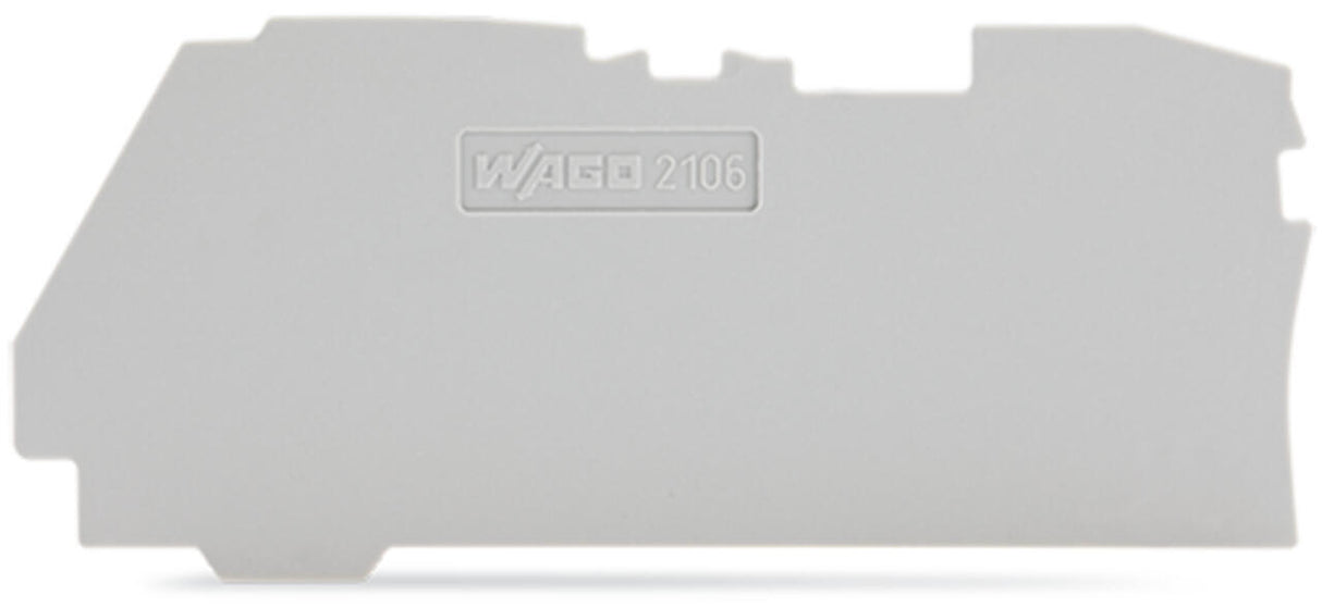WAGO Abschl/Zwischenplatte gr 2106-1291