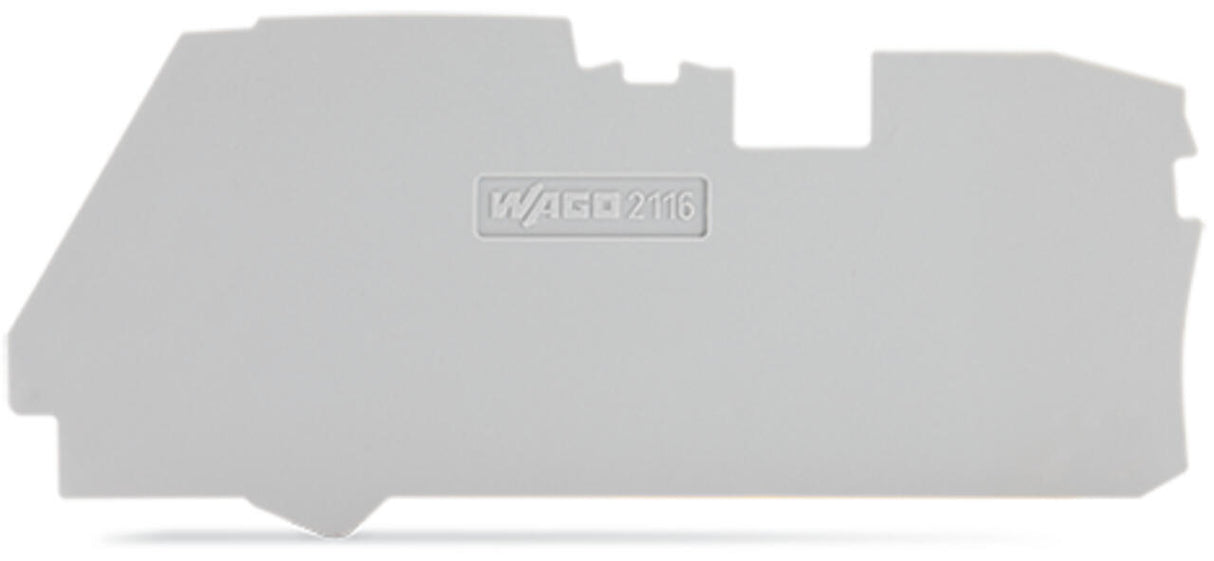 WAGO Abschl/Zwischenplatte gr 2116-1291
