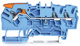 WAGO Reihenklemme 0,25-4qmm 1Etage 3kl 2102-1304 bl 24A TS35
