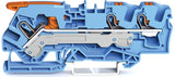 WAGO Reihenklemme 0,5-10qmm 1Etage 3kl 2106-5304 bl 41A TS35