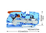 WAGO Reihenklemme 0,5-16qmm 1Etage 2kl 2116-1204 bl 76A TS35