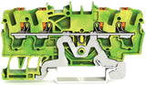 WAGO Schutzleiter-Reihenklemme 0,25-4qmm 2202-1407 gn/ge 1Etage TS35