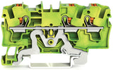 WAGO Schutzleiter-Reihenklemme 0,5-5qmm 2204-1307 gn/ge 1Etage TS35