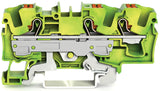WAGO Schutzleiter-Reihenklemme 0,5-10qmm 2206-1307 gn/ge 1Etage TS35