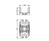 WAGO Montageplatte Serie 770 770-1626