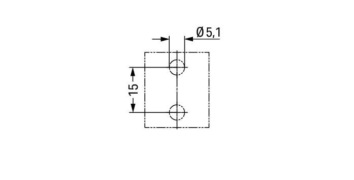 WAGO Montageplatte Verteiler Kst unbeh Serie 890 890-673 Lochung