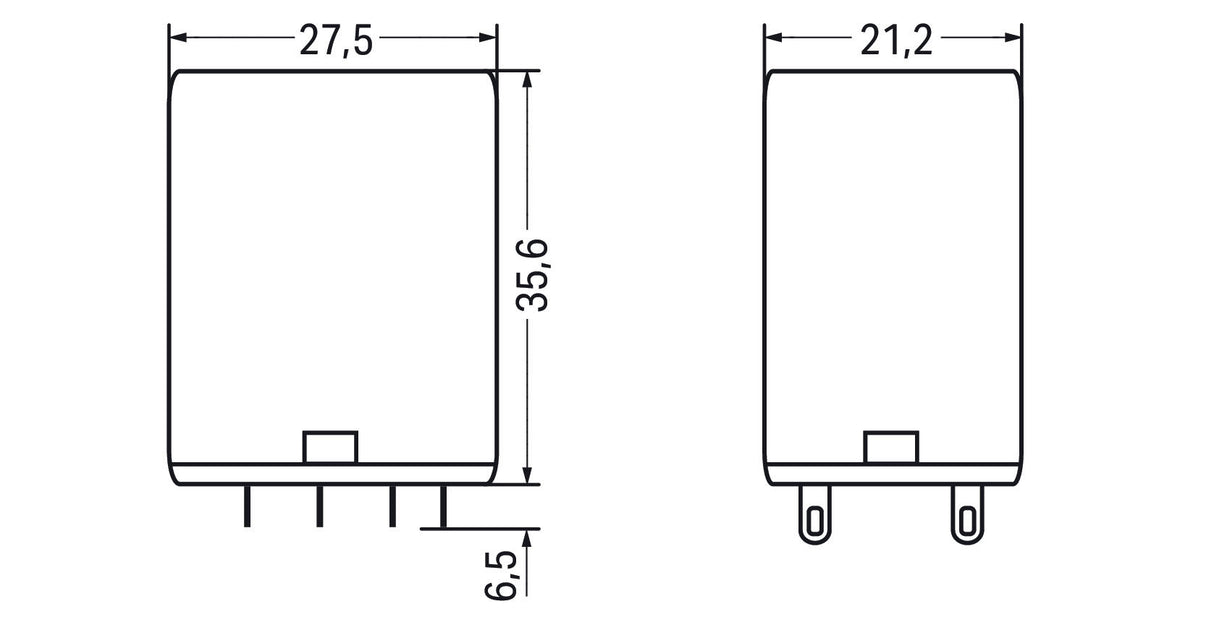 WAGO Schaltrelais 230V/AC 2W IP20 858-189 21,2x35,6x27,5mm Steckanschl