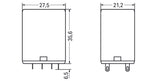 WAGO Schaltrelais 230V/AC 2W IP20 858-189 21,2x35,6x27,5mm Steckanschl