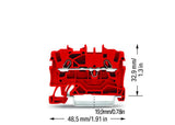 WAGO Reihenklemme 1Etage 2kl rt 18A TS35 Serie 2001 2001-1203