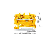 WAGO Reihenklemme 1Etage 2kl ge 18A TS35 Serie 2001 2001-1206
