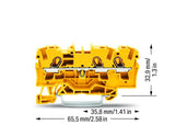 WAGO Reihenklemme 0,5-6qmm 1Etage 3kl ge Serie 2004 2004-1306 32A TS35