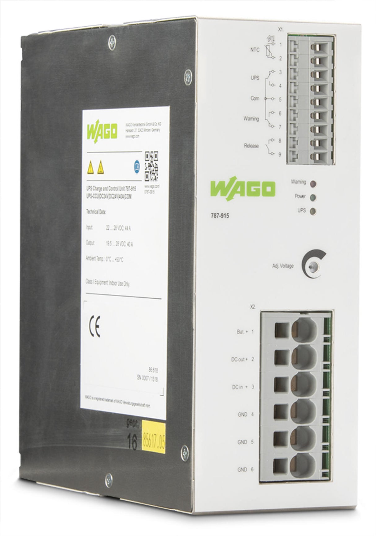 WAGO USV REG Online 22-28V 68x162x181mm 787-915