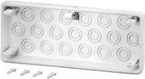 HENSEL Einführungsflansch Kst 300x100mm Mi FM 25 Kabelverschr unbeh Vorpräg