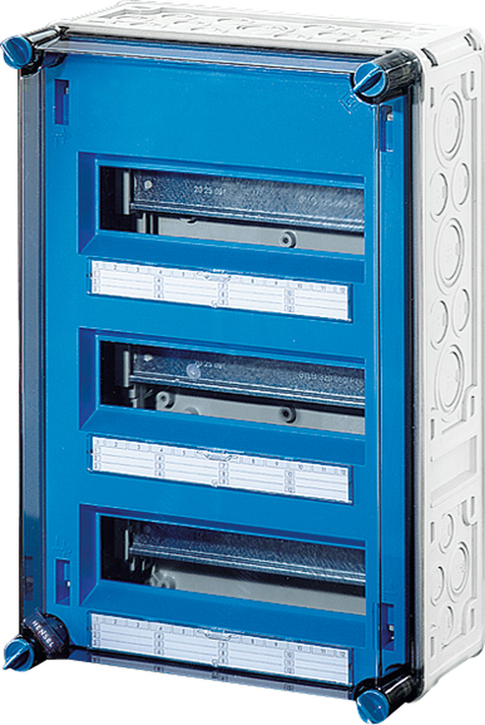 HENSEL Automatengehäuse AP 3x12TE Kst Mi 1336 IP65 300x450x170mm ET93mm