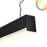 PROLAMP30HIDhs Pendel 68W schwarz 1500mm U-Cover Push/DALI dimmbar CCT + CCT - Beleuchtung
