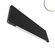 Akustik-Pendel-BAFFEL LAMP30HID 59W schwarz 1500mm prismatisch Sys-Pro Funk dimmbar 4000K + SkyBlu - Beleuchtung