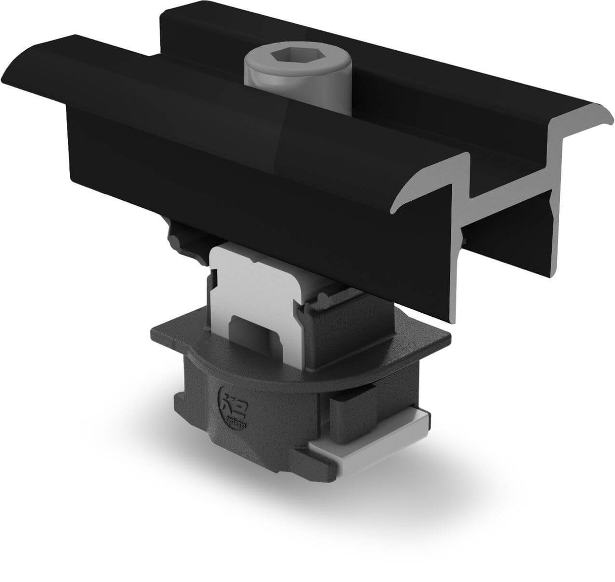 K2 Clamp MC 25-40, schwarz eloxiert, Mittelklemme