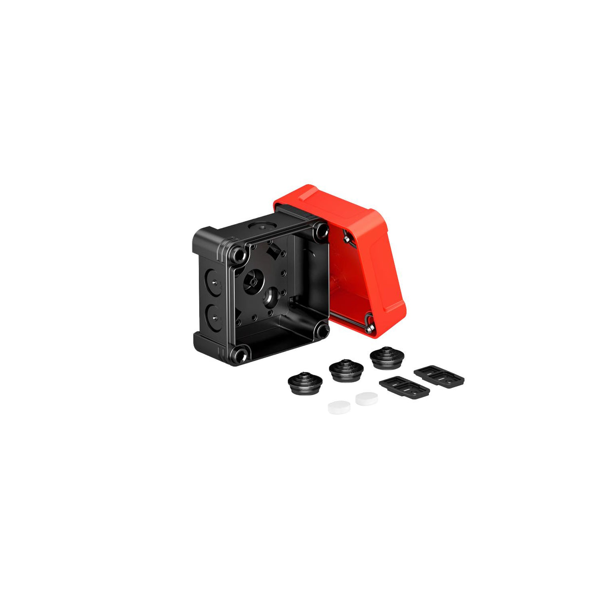 BETTERMANN Abzweigdose IP67 2,5qmm Kst X02 SW-RO 85x85x57mm quadrat Wand/Decke