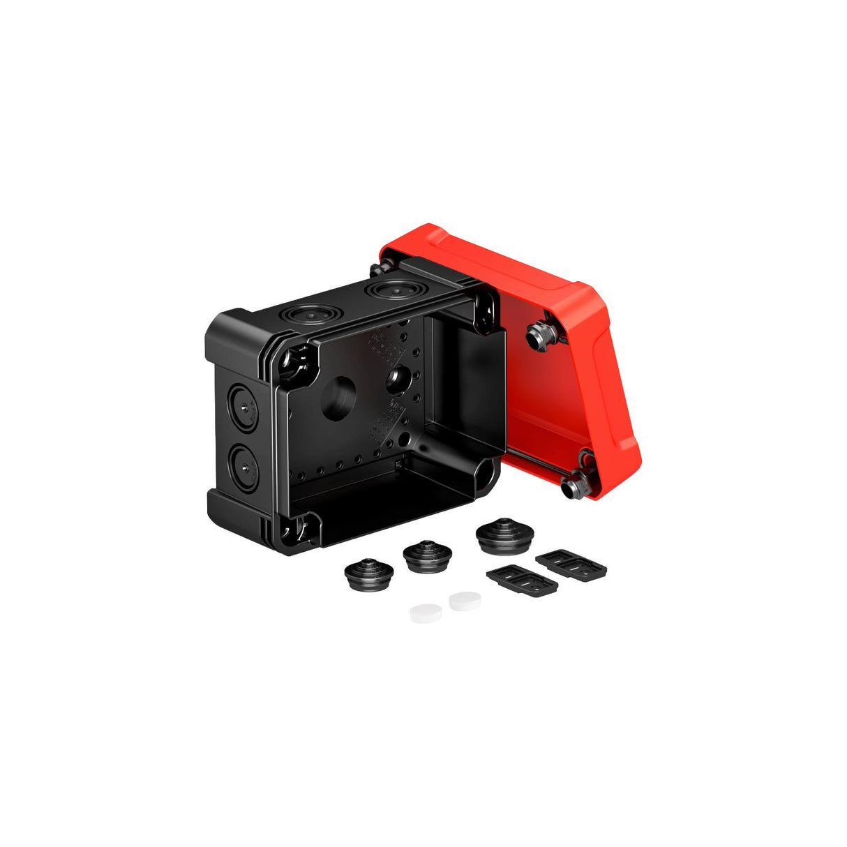 BETTERMANN Abzweigdose IP67 6qmm Kst hfr X06 SW-RO 137x105x68mm rechteck