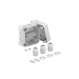 BETTERMANN Abzweigdose Klemme IP67 4qmm X04 T G M25 LGR 102x102x60mm quadrat