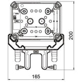 BETTERMANN Abzweigdose IP30 201x165x67mm UT01+SB BE rechteck Wand/Decke Kst hfr