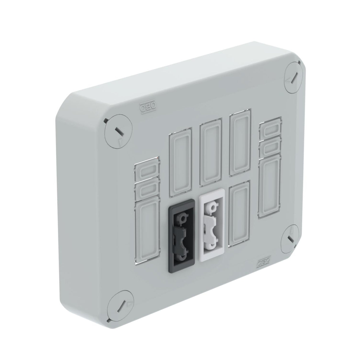 BETTERMANN Deckel/Steckdose AP IP30 lgr D01 2x3p WD(1+1) 150x116x60mm schraub