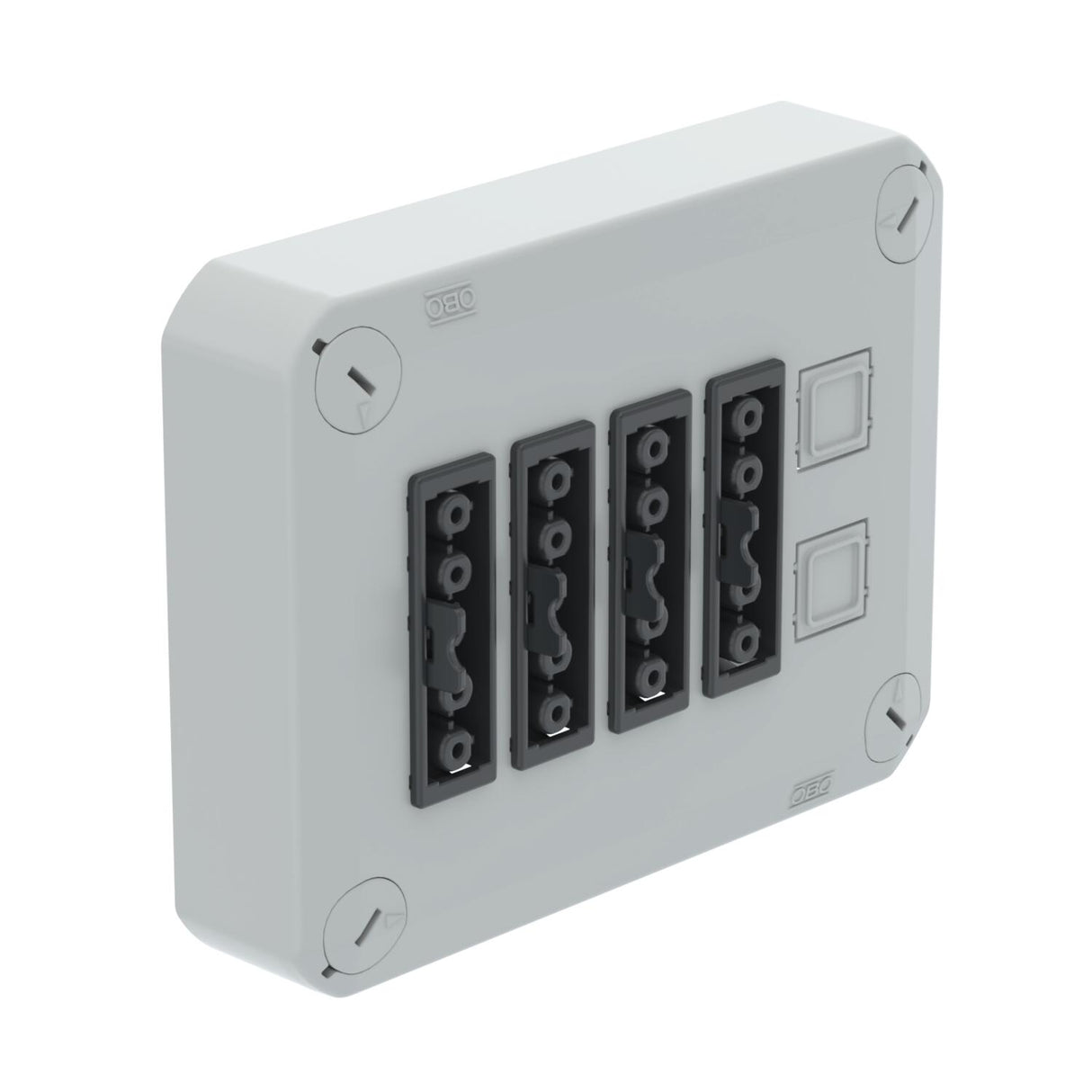BETTERMANN Deckel/Steckdose AP IP30 lgr D02 4x5p WD 150x116x60mm schraub