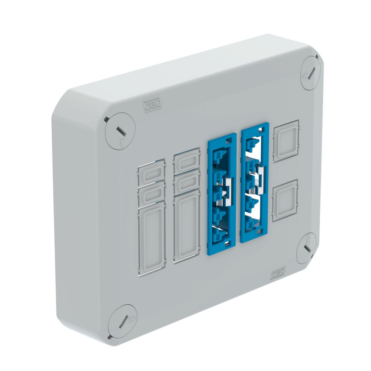 BETTERMANN Deckel/Steckdose AP IP30 lgr D02 2x5p DALI WG 150x116x60mm schraub