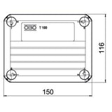 BETTERMANN Blinddeckel AP IP66 schraub D06 150x116x22mm lgr rechteck