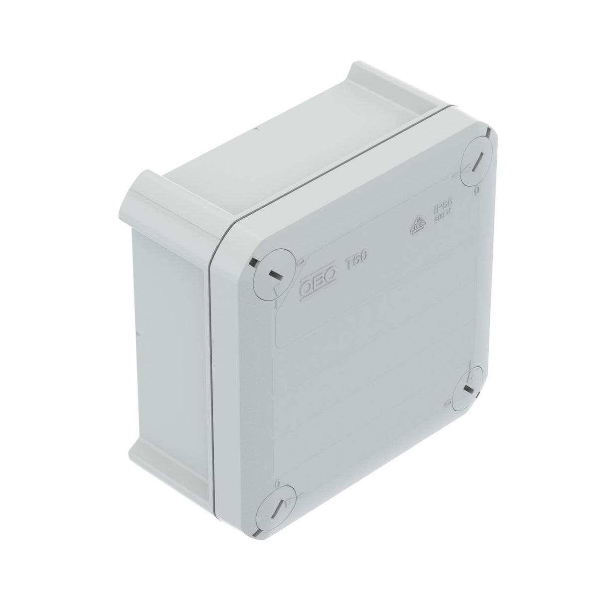 BETTERMANN Abzweigdose IP66 6qmm quadrat T 60 OE 114x114x57mm Wand/Decke Kst hfr