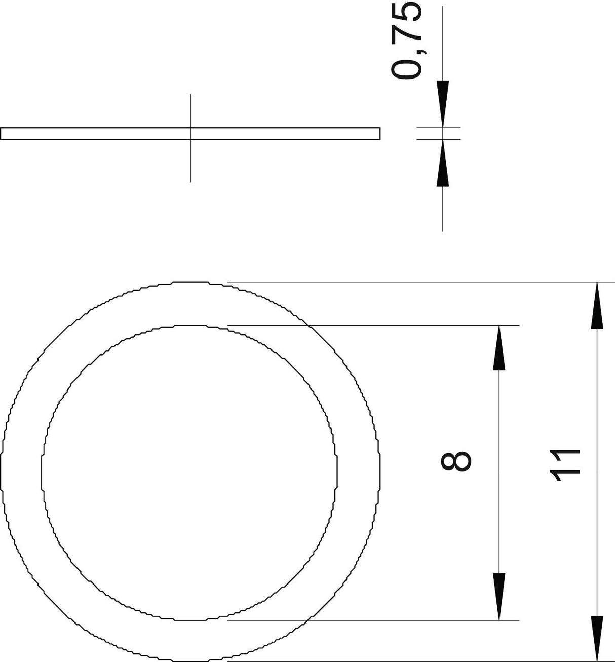 BETTERMANN Flachdichtring Metall M7 PG BETTERMANN Druckring mechanical seal