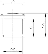BETTERMANN Verschlussstopfen M12 PA lgr 107VS VM 5 PA unbeh