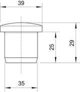 BETTERMANN Verschlussstopfen M50 PA lgr 107VS VM 35 PA unbeh