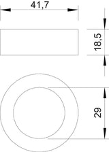 BETTERMANN Dichtring Kst PG 18,5mm 107CR VM 50 1Durchf