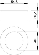 BETTERMANN Dichtring Kst PG 20,2mm 107CR VM 63 1Durchf