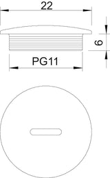 BETTERMANN Verschlussschraube PG11 PS 108 PG11 unbeh lgr hfr schlagf