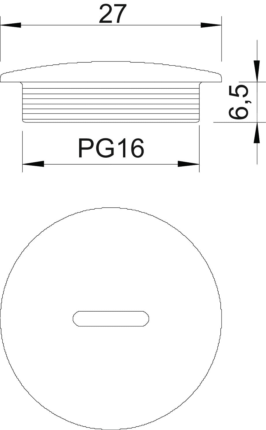 BETTERMANN Verschlussschraube PG16 PS 108 PG16 unbeh lgr hfr schlagf