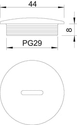 BETTERMANN Verschlussschraube PG29 PS 108 PG29 unbeh lgr hfr schlagf