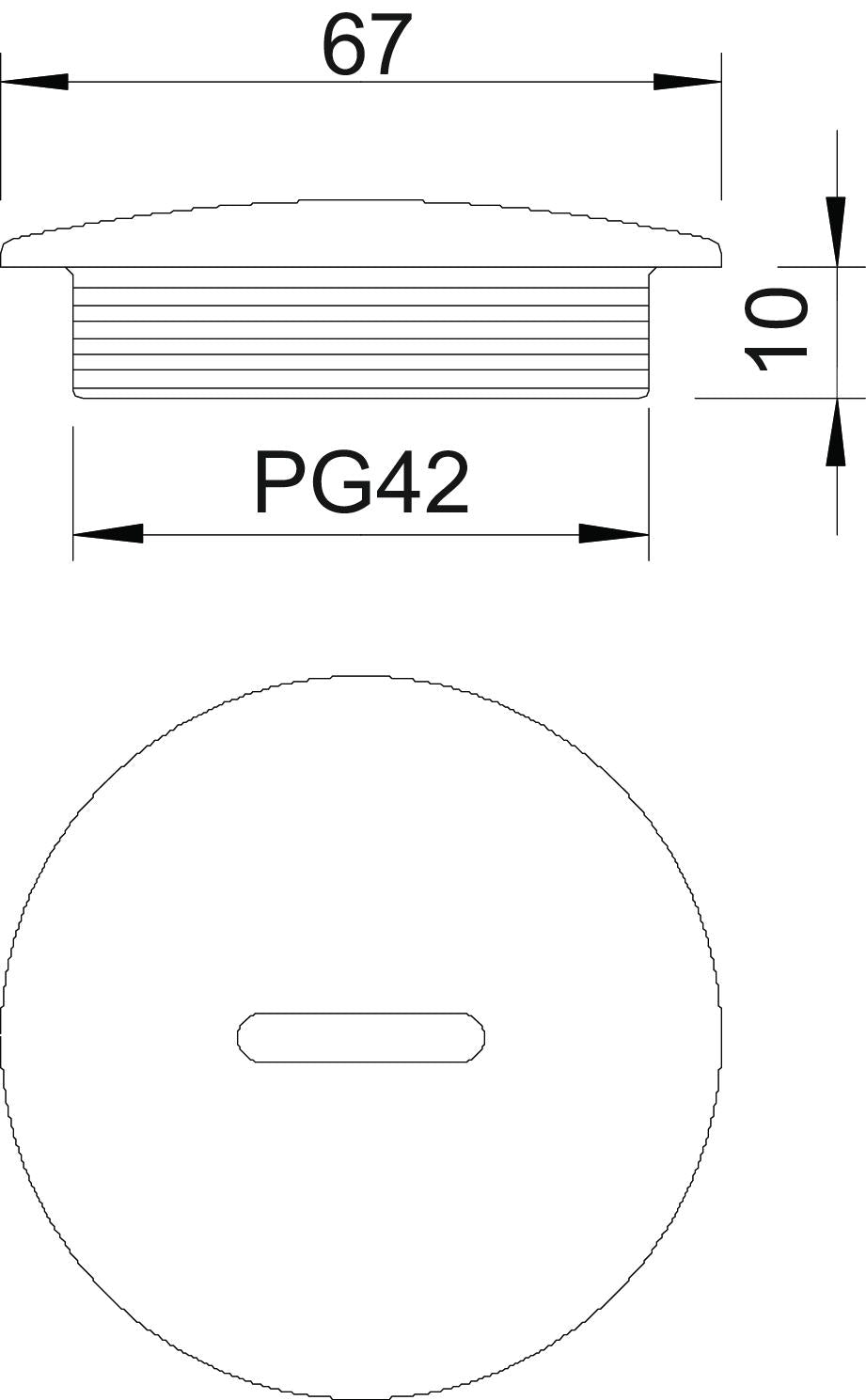 BETTERMANN Verschlussschraube PG42 PS 108 PG42 unbeh lgr hfr schlagf