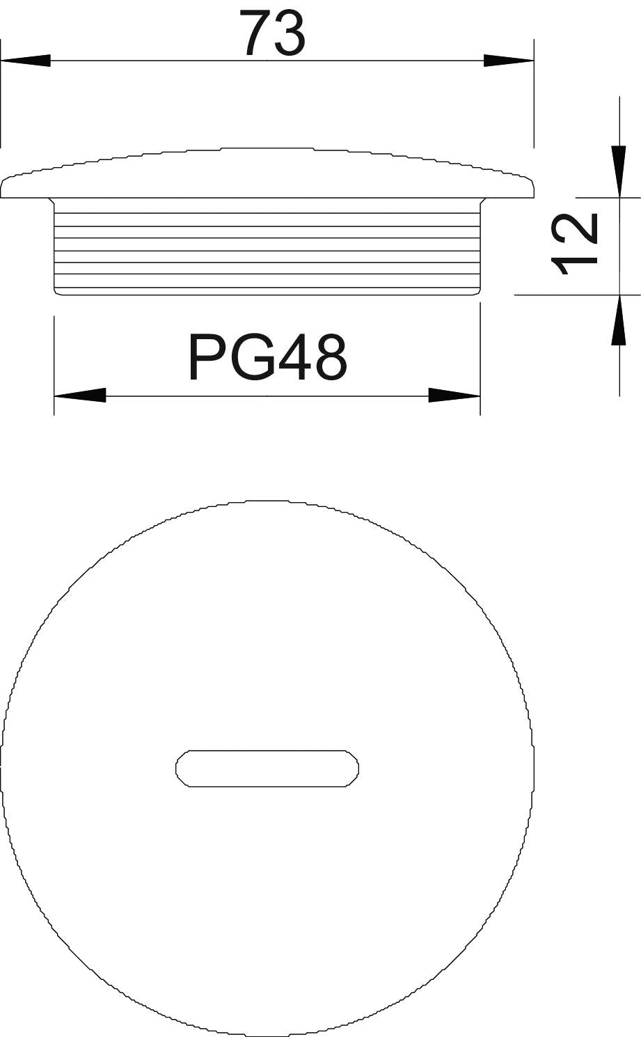 BETTERMANN Verschlussschraube PG48 PS 108 PG48 unbeh lgr hfr schlagf