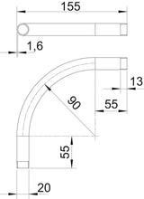 BETTERMANN Stahl-Gewindebogen 20mm g/vz SBNM20 G Muffe hfr