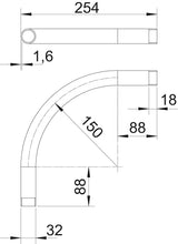 BETTERMANN Stahl-Gewindebogen 32mm f/vz SBNM32 FT Muffe hfr