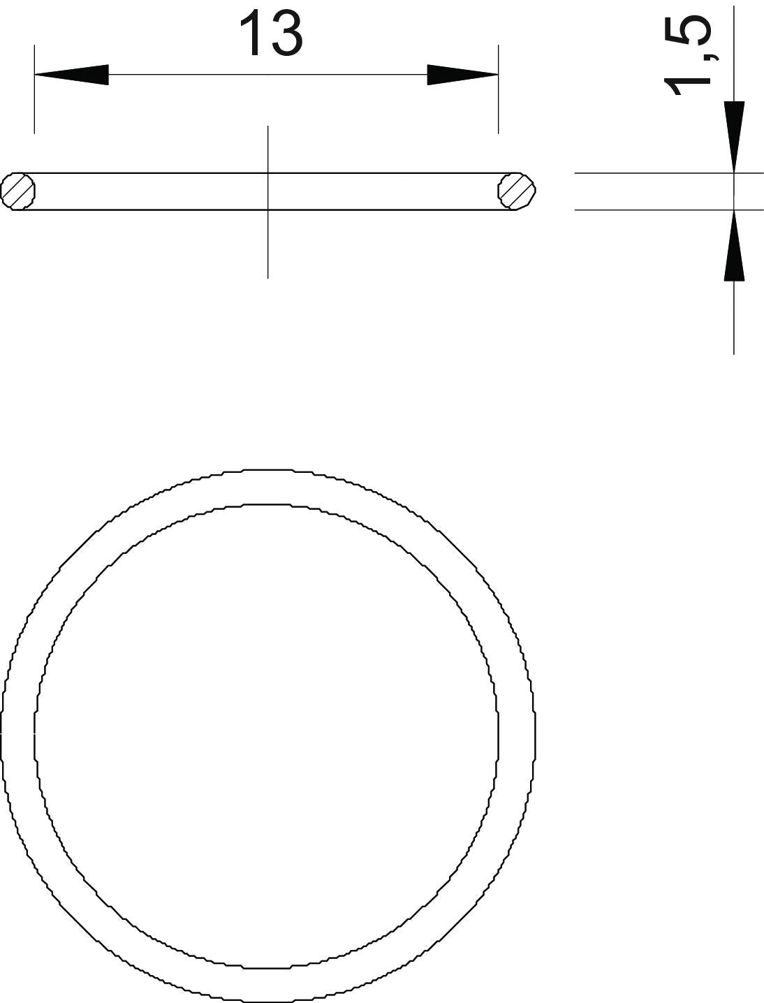 BETTERMANN Dichtring Kst PG9 1,5mm 171 PG 9