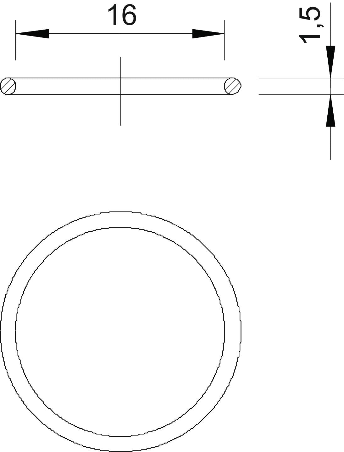 BETTERMANN Dichtring Kst PG11 1,5mm 171 PG11