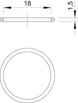 BETTERMANN Dichtring Kst PG13,5 1,5mm 171 PG13.5