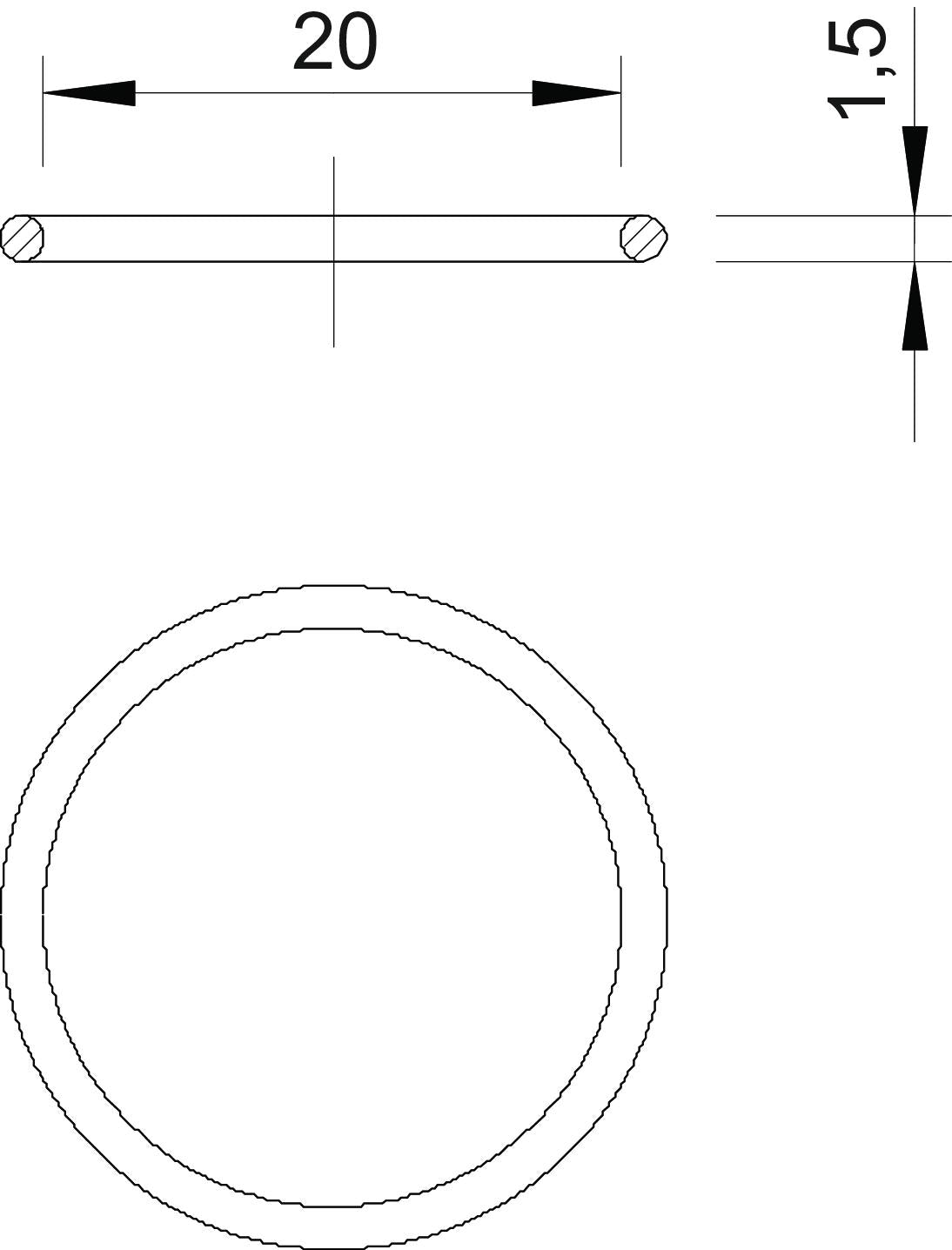 BETTERMANN Dichtring Kst PG16 1,5mm 171 PG16